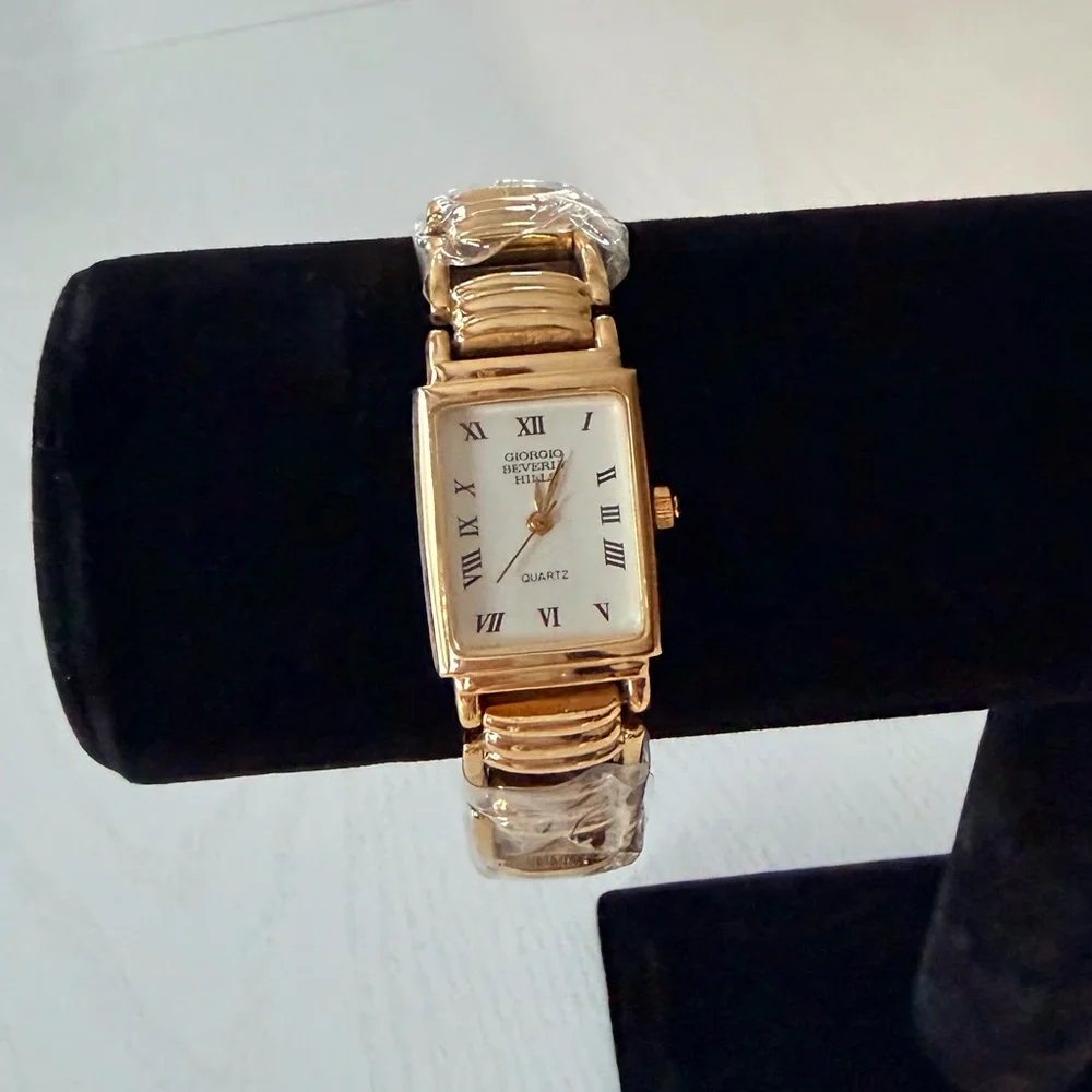 Giorgio Beverly Hills Women’s Quartz Gold-Tone Watch